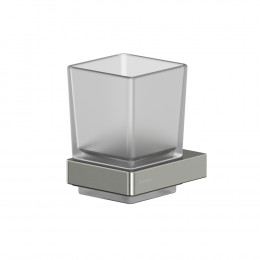 Стакан подвесной WHITECROSS Cubo CU2430NIB брашированный никель