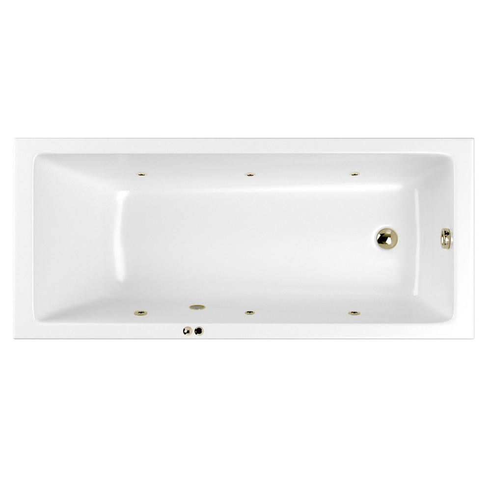 Ванна WHITECROSS Wave Slim 180x80 SOFT бронза