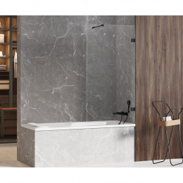 Шторка для ванны NEW TRENDY AVEXA BLACK 90x150 EXK-1980-WP черный