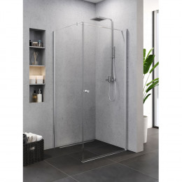 Душевое ограждение NEW TRENDY SUPERIA 80x90x195 K-0798 хром