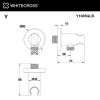 Угловой соединительный элемент WHITECROSS Y1005GLB брашированное золото