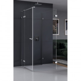 Душевое ограждение NEW TRENDY EVENTA L 90x80x200 EXK-4597 хром