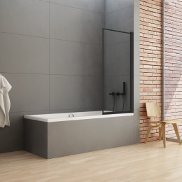 Шторка для ванны NEW TRENDY NEW SOLEO BLACK 70x140 P-0088 черный