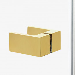 Душевое ограждение NEW TRENDY AVEXA GOLD BRUSHED R 110x120x200 EXK-3123 брашированное золото