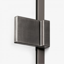 Шторка для ванны NEW TRENDY AVEXA GUNMETAL BRUSHED 60x150 EXK-3516-WP оружейная сталь