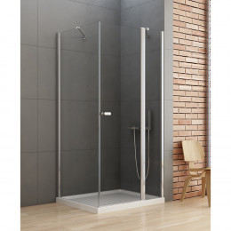 Душевое ограждение NEW TRENDY NEW SOLEO 120x120x195 K-0660 хром