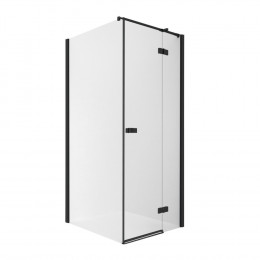 Душевое ограждение NEW TRENDY REFLEXA BLACK R 110x80x200 EXK-4951 черный