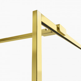 Душевое ограждение NEW TRENDY AVEXA GOLD SHINE 110x200 EXK-2162 золото
