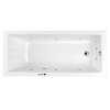 Ванна WHITECROSS Wave Slim 170x75 SMART NANO хром