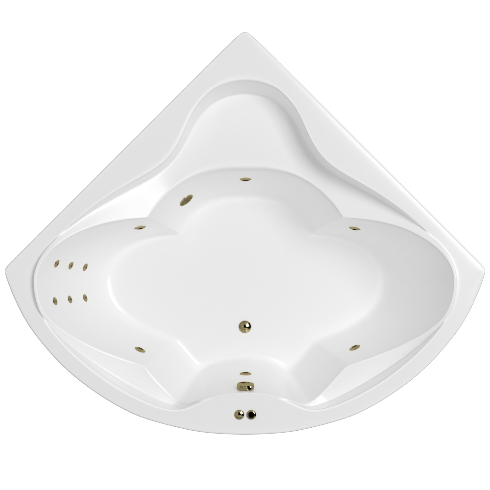 Ванна WHITECROSS Konsul 150x150 LINE бронза