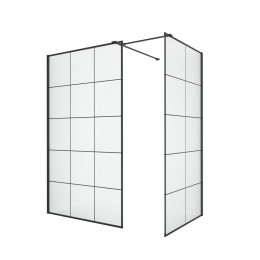 Душевое ограждение NEW TRENDY NEW MODUS BLACK 170x90x200 EXK-5653 черный