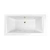 Ванна WHITECROSS Savia Duo 170x80 RELAX золото