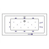 Ванна WHITECROSS Savia Duo 170x80 ULTRA золото