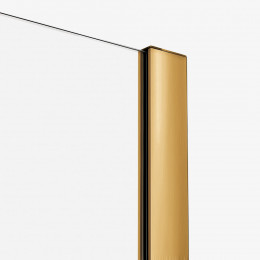 Шторка для ванны NEW TRENDY SMART GOLD BRUSHED 100x150 EXK-7787 брашированное золото