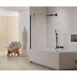 Шторка для ванны NEW TRENDY NEW MODUS BLACK 100x150 EXK-1930 черный