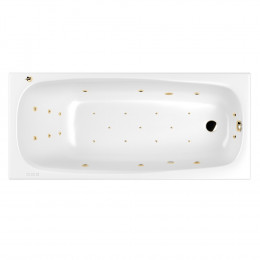 Ванна WHITECROSS Layla Slim 180x80 ULTRA золото