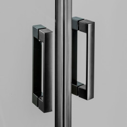 Душевое ограждение NEW TRENDY NEW VARIA BLACK 90x90x190 K-0566 черный