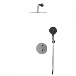 Термостатическая душевая система скрытого монтажа WHITECROSS Y YSET08TOPCR хром