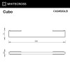 Полотенцедержатель 600 мм. WHITECROSS Cubo CU2452GLB брашированное золото