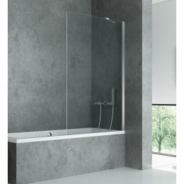 Шторка для ванны NEW TRENDY NEW MODUS 100x150 EXK-1919 хром