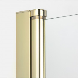 Дверь в нишу NEW TRENDY NEW SOLEO LIGHT GOLD 130x195 D-0524A светлое золото