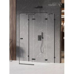 Душевое ограждение NEW TRENDY AVEXA BLACK R 120x80x200 EXK-2650 черный