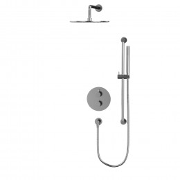 Термостатическая душевая система скрытого монтажа WHITECROSS Y YSET09NIB брашированный никель
