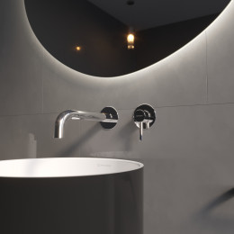 Смеситель для умывальника скрытого монтажа WHITECROSS Y Y1215CR хром