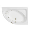 Ванна WHITECROSS Aquarella 170x110 правая SMART бронза