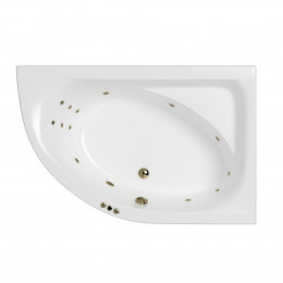 Ванна WHITECROSS Aquarella 170x110 правая SMART бронза