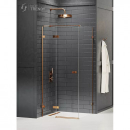 Душевое ограждение NEW TRENDY AVEXA COPPER BRUSHED L 100x110x200 EXK-3561 брашированная медь