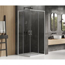 Душевое ограждение NEW TRENDY PRIME 70x80x200 D-0348A/D-0295A хром