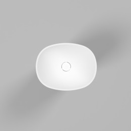 Умывальник WHITECROSS Stella 50x40 белый мат иск. камень