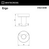 Крючок двойной WHITECROSS Ergo ER2212NIB брашированный никель