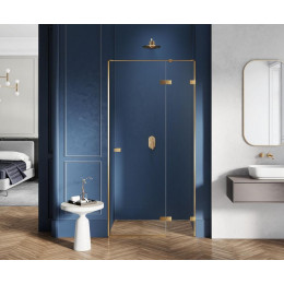 Дверь в нишу NEW TRENDY AVEXA GOLD BRUSHED 90x200 EXK-1717 брашированное золото