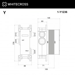 Встраиваемая часть WHITECROSS Y1236