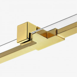 Дверь в нишу NEW TRENDY AVEXA GOLD BRUSHED 90x200 EXK-1717 брашированное золото