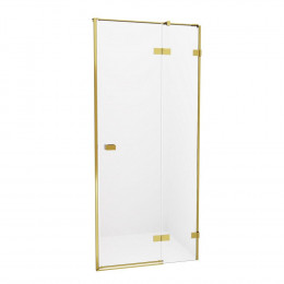 Дверь в нишу NEW TRENDY AVEXA GOLD BRUSHED 130x200 EXK-1725 брашированное золото