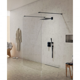 Душевое ограждение NEW TRENDY NEW MODUS BLACK 100x200 EXK-5601 черный
