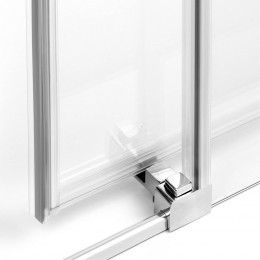 Дверь в нишу NEW TRENDY PRIME 100x200 L D-0298A хром
