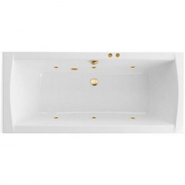 Ванна EXCELLENT Aquaria Lux 180x80 SOFT золото