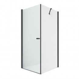 Душевое ограждение NEW TRENDY NEW SOLEO BLACK 90x110x195 D-0231A/D-0148B черный