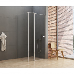 Душевое ограждение NEW TRENDY NEW SOLEO 100x90x195 K-0723 хром