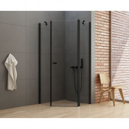 Душевое ограждение NEW TRENDY NEW SOLEO BLACK 90x90x195 K-0613 черный