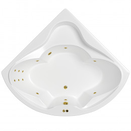 Ванна WHITECROSS Konsul 150x150 LINE золото