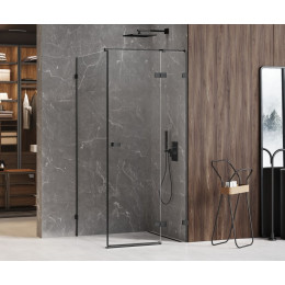 Душевое ограждение NEW TRENDY AVEXA BLACK 100x70x200 EXK-1585 черный