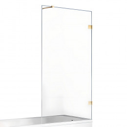Шторка для ванны NEW TRENDY AVEXA GOLD SHINE 90x150 EXK-2174-WP золото