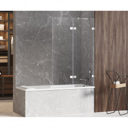 Шторка для ванны NEW TRENDY AVEXA 110x150 EXK-1957 R хром