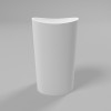 Умывальник WHITECROSS Stella 50x40 белый мат иск. камень
