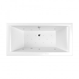 Ванна WHITECROSS Savia Duo 170x80 RELAX хром